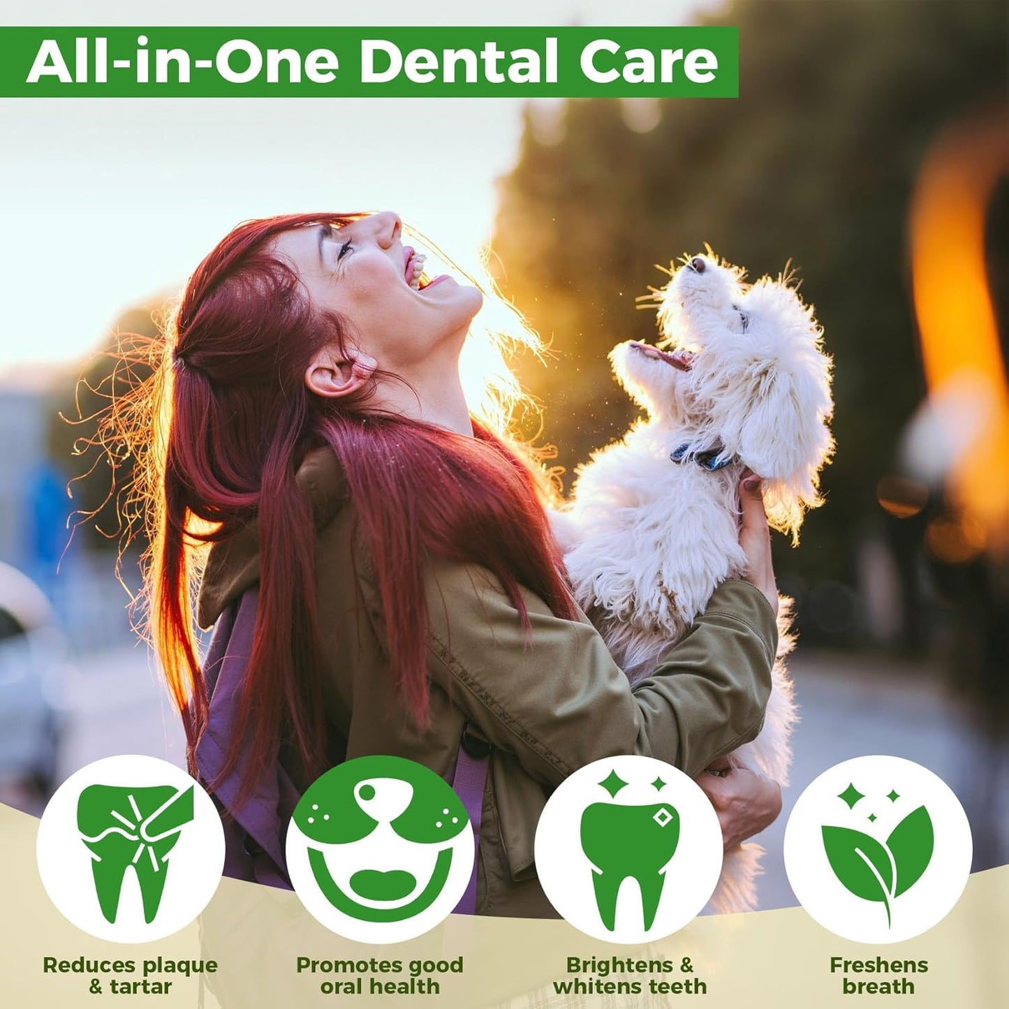 60 Pcs Dog Ear Cleaner Wipes, Dog Teeth Cleaning Wipes for Dogs & Cats, For Cleaning, Soothing, Deodorizing Itchy Ears, Remove Bad Breath & Plaque & Tartar, Pet Health Supplies for Small Animal