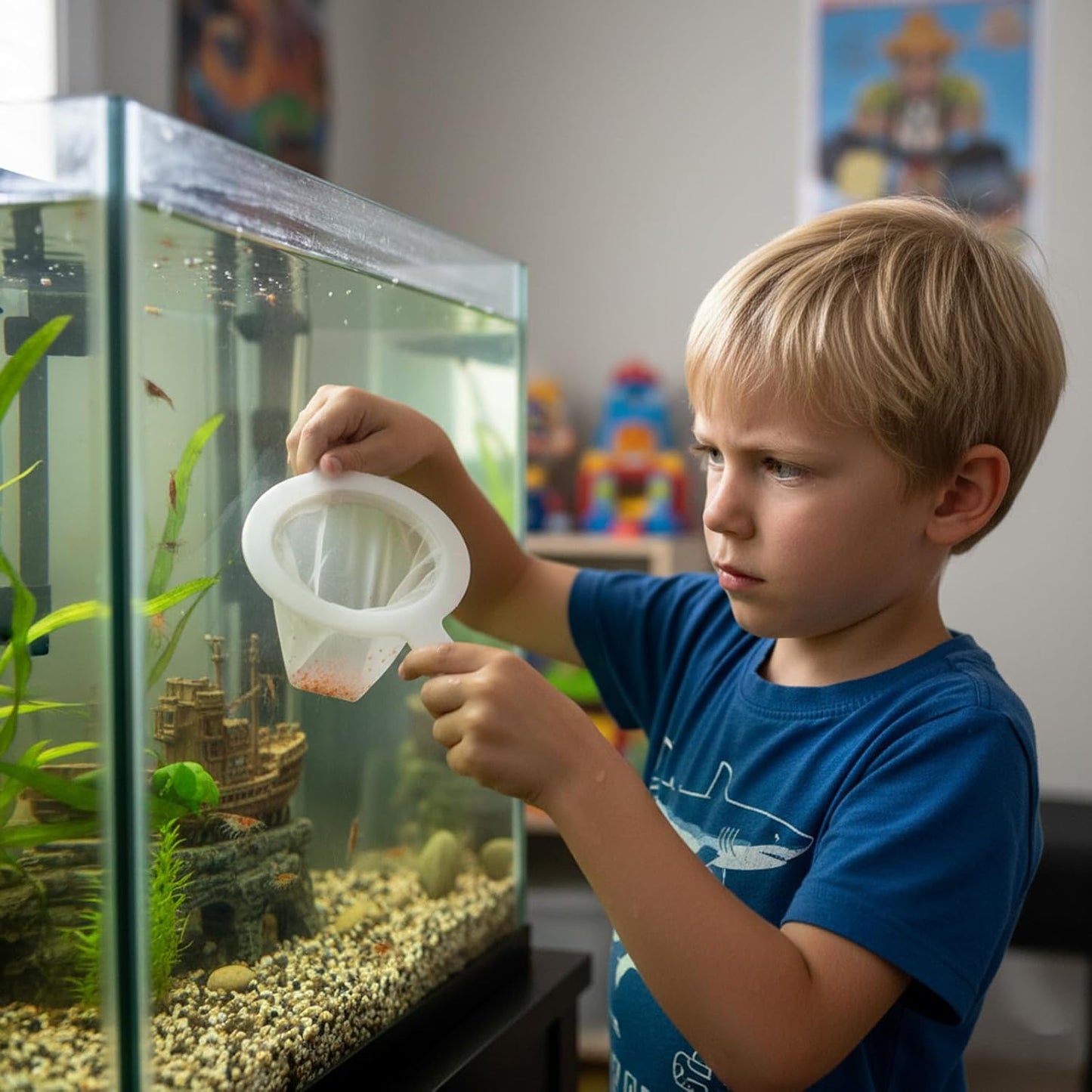 2 PCS Baby Brine Shrimp Net Sieve, 80 Mesh 200 Mesh Kit, Small Fish Aquarium Net for Brine Shrimp Hatchery, Fry Eggs for Hatching Baby Fish Separator