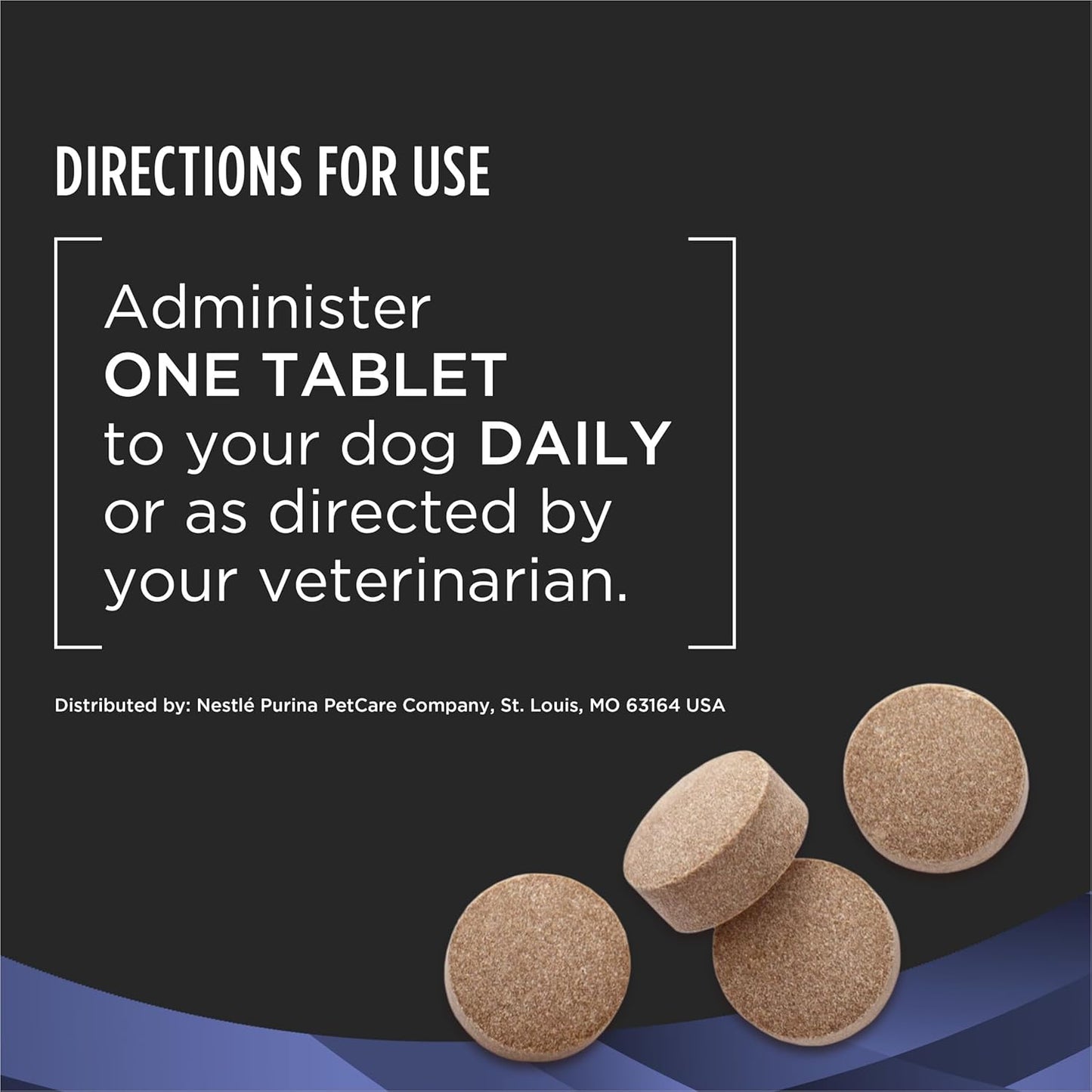 Purina Pro Plan Veterinary Supplements FortiFlora Probiotics for Dogs Chewable Tablets for Digestive Gut Health and Diarrhea - 90 ct. Canister