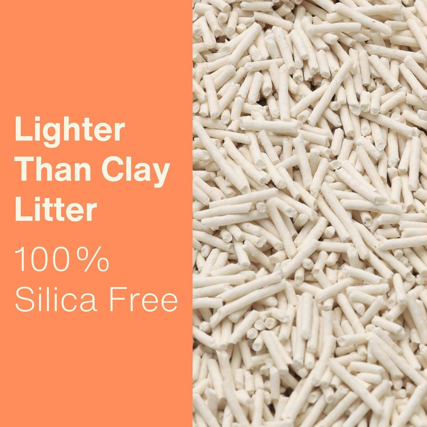 RAWRY Tofu Cat Litter | Clumping, Dust-Free, Unscented, Natural Compostable & Flushable Kitty Litter for Odor Control (1 Month, 7.7 lbs)