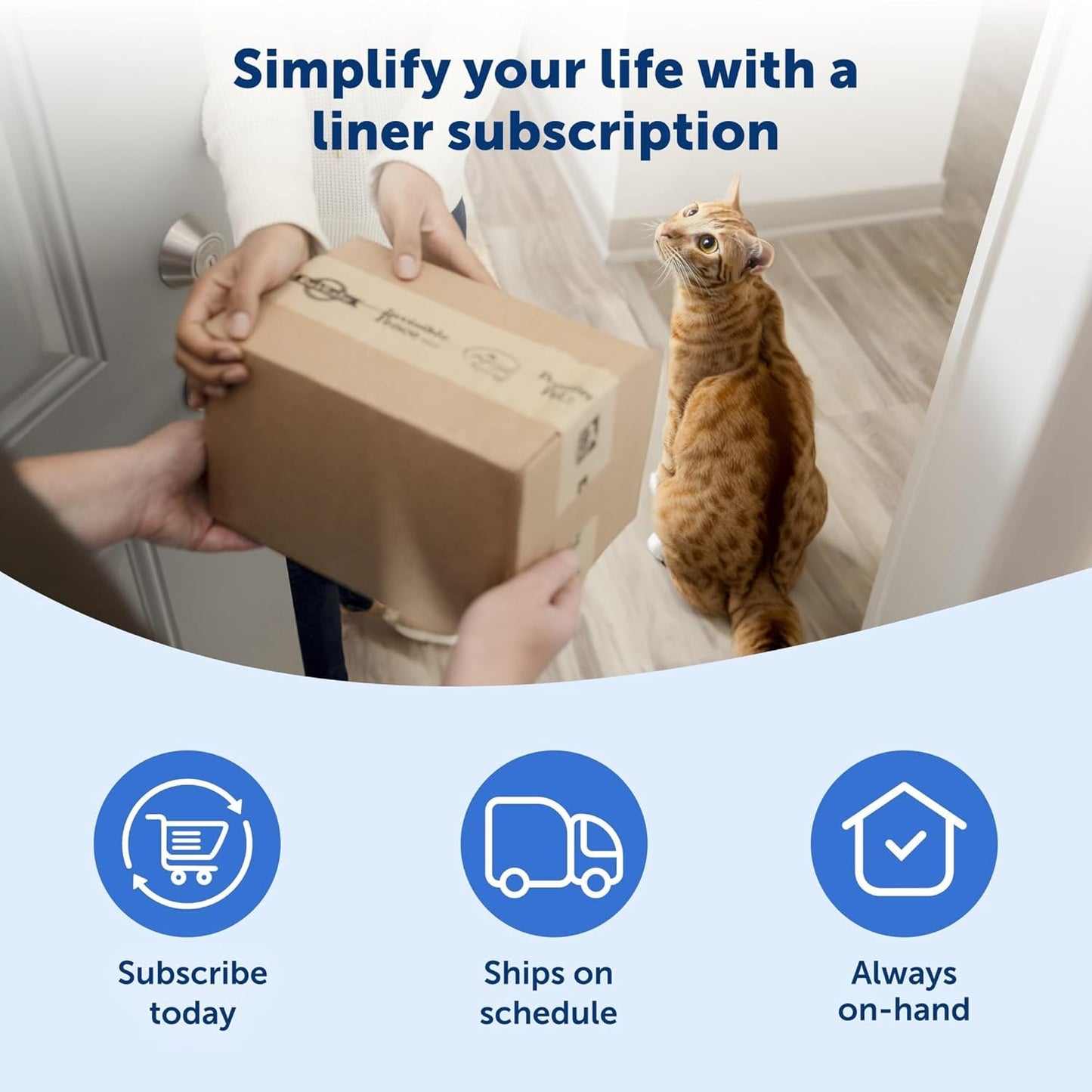 PetSafe Litter Box Liners - Supports Easy Clean Up - Disposable Liners - Durable Plastic - Convenient Drawstring - Hassle-Free Cleaning - ScoopFree Clumping Waste Bin Liners