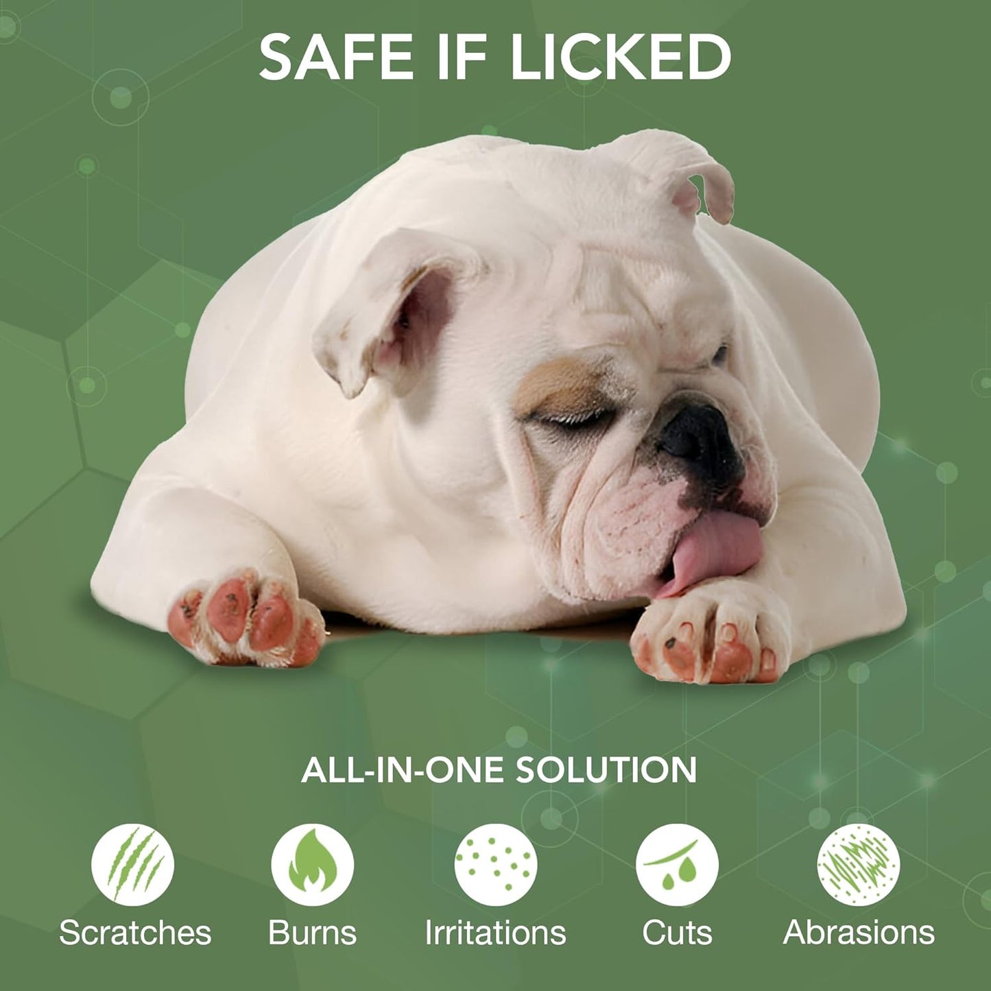 NOVEHA 1 Pack XL Pet Wipes (120 ct) + 1 Dog Wound Therapy Spray 8oz | Full‑Body Skin Care for Dogs