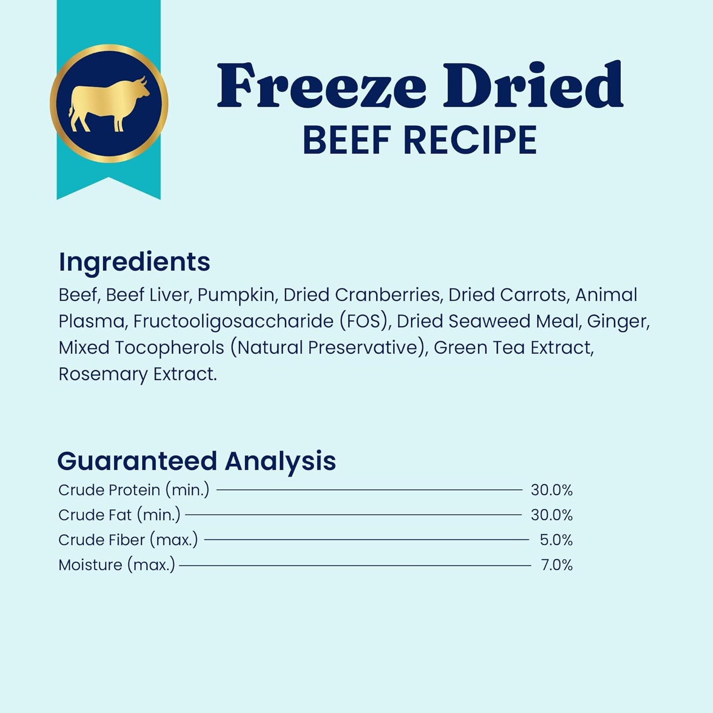 Solid Gold Freeze Dried Dog Food - W/Real Beef, Pumpkin & Superfoods - Freeze Dried Raw Dog Food Toppers for Picky Eaters to Serve as a Nutrient-Dense Meal Topper or High Protein Treats - 1.5oz