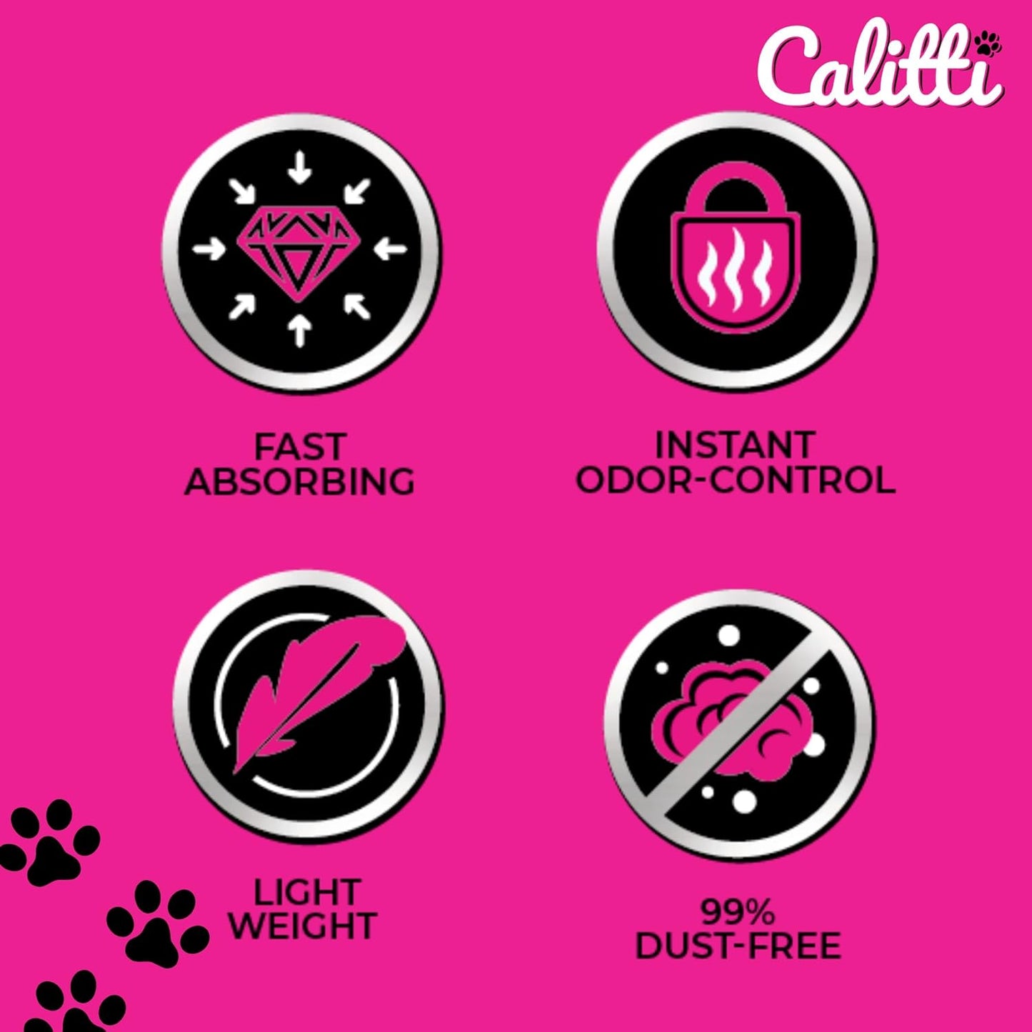 Premium Crystal Cat Litter – 99.9% Dust Free, Maximum Odor Control, Soft on Paws, Low Tracking, Lightweight Silica Gel, Non-Clumping, Multi-Cat, Unscented – 8 lb Bag