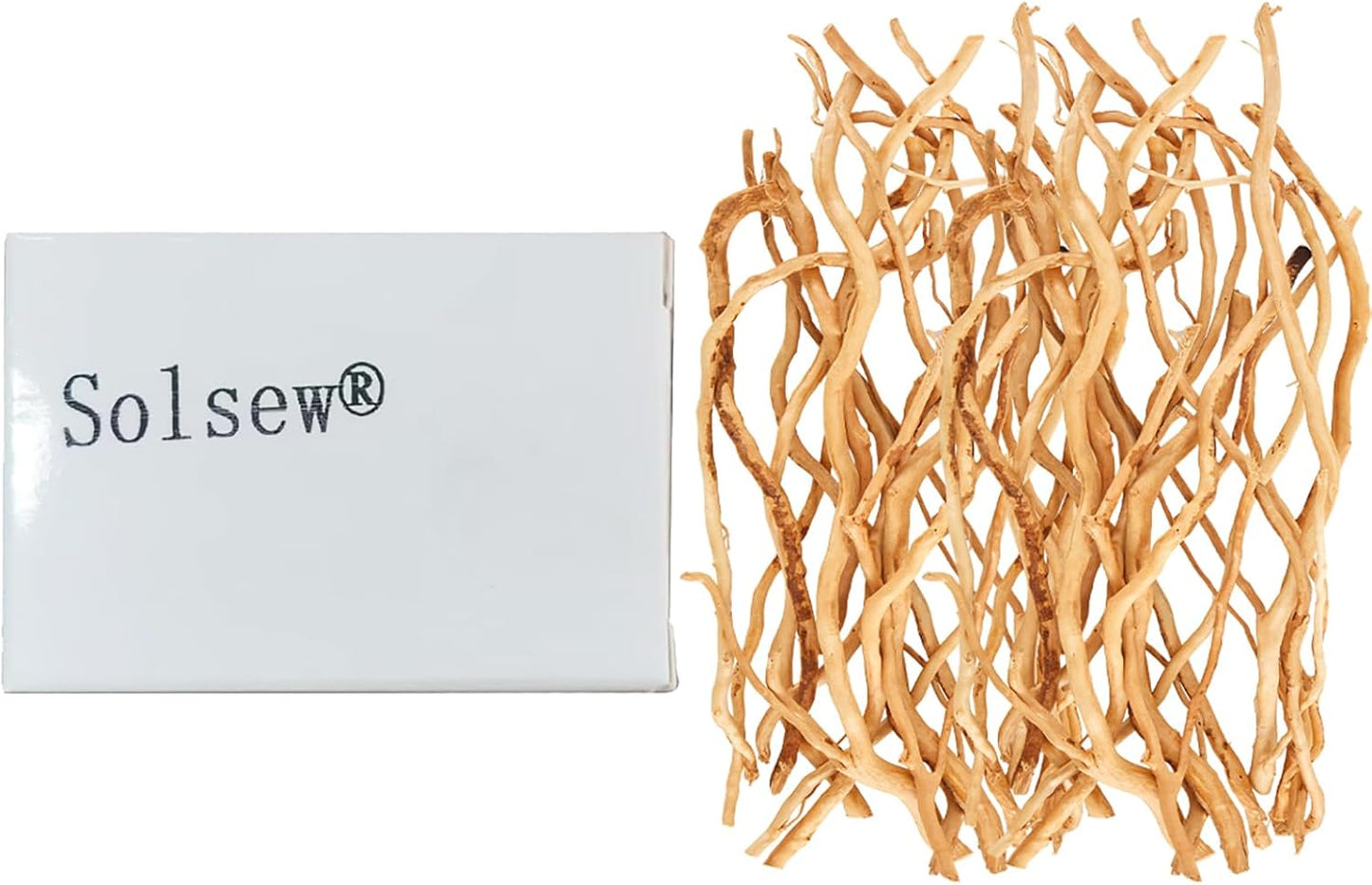 150g Natural Driftwood for Aquarium 12''-16'' Reptile Branches Terrarium Wood Long Driftwood for Aquarium Assorted Shapes Natural Decor