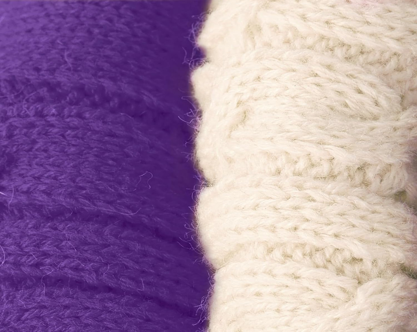 2 Pack Dog Sweaters for Small Dogs - Puppy Medium Warm Clothes in Winter, Turtleneck Pullover Design for Boy Girl Pet, Doggie, Cat, Kitten Chihuahua Bulldog Pug Beagles (S, Purple, Beige)