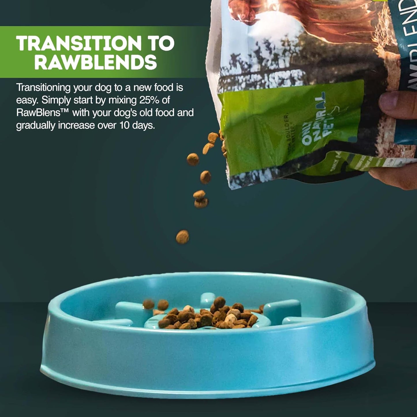 Only Natural Pet Raw Blends Red Meat Feast - Adult Grain-Free High Protein Dog Food - Includes Beef & Pork Meal, Freeze-Dried Raw Superfoods for Holistic Wellness & Full-Body Health - 18 lbs