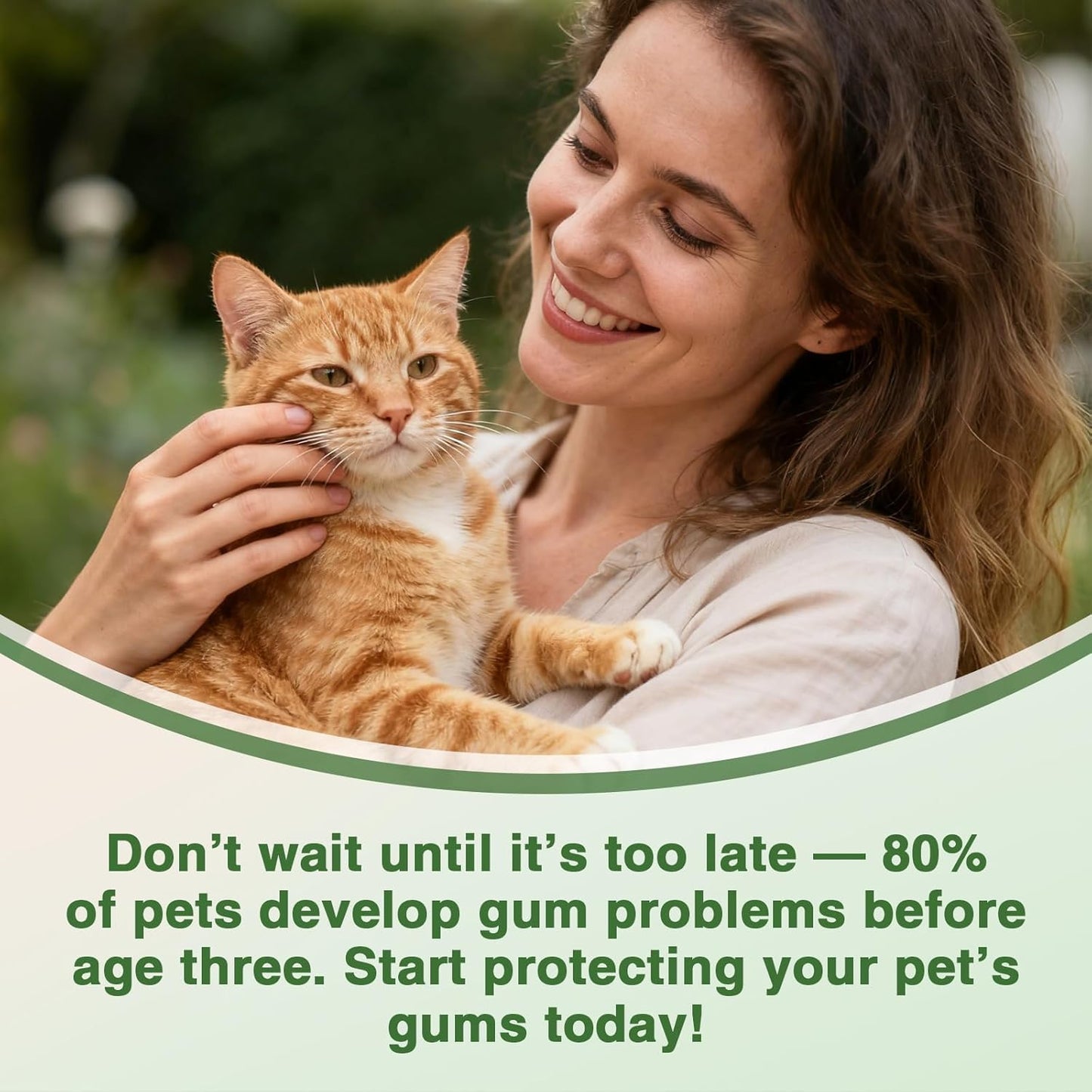 Cat Toothpaste Kit for Gum Care – Watermelon Flavor Dental Toothpaste with Finger Brush & Long-Handle Toothbrush – Soothes Gums, Freshens Breath, Reduces Plaque – Safe & Gentle for Daily Use