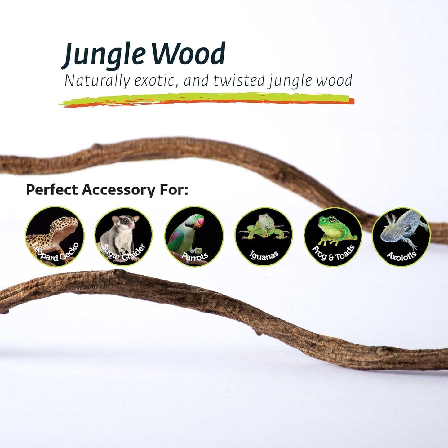 Galapagos (05312) Jungle Wood, Natural Brown, 3 Ft.
