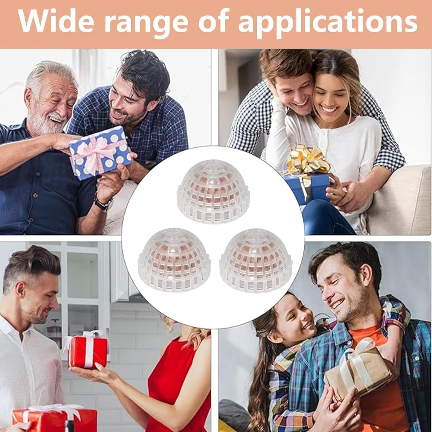 3 PCS Aquarium Moss Ball Holder Professional Aquarium Plant Holder Plastic Moss Ball Fish Tank Plant Holder with Filter Stone for Fish Tank Accessories