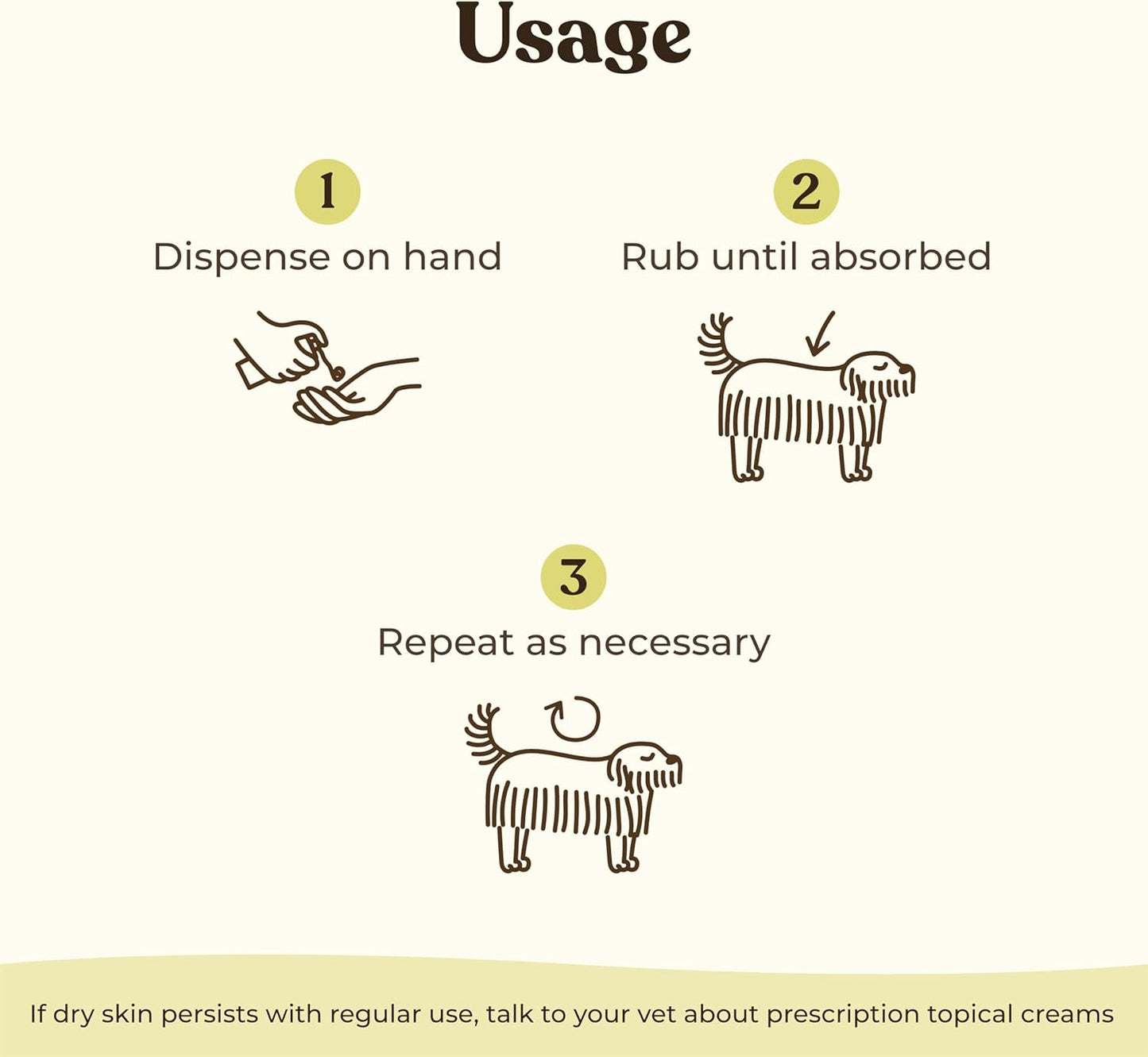 Gentle Creatures Leave-in Dog Conditioner Lotion - Fragrance-Free, Dye-Free - 95% Natural Ingredients - 8 Fl Oz