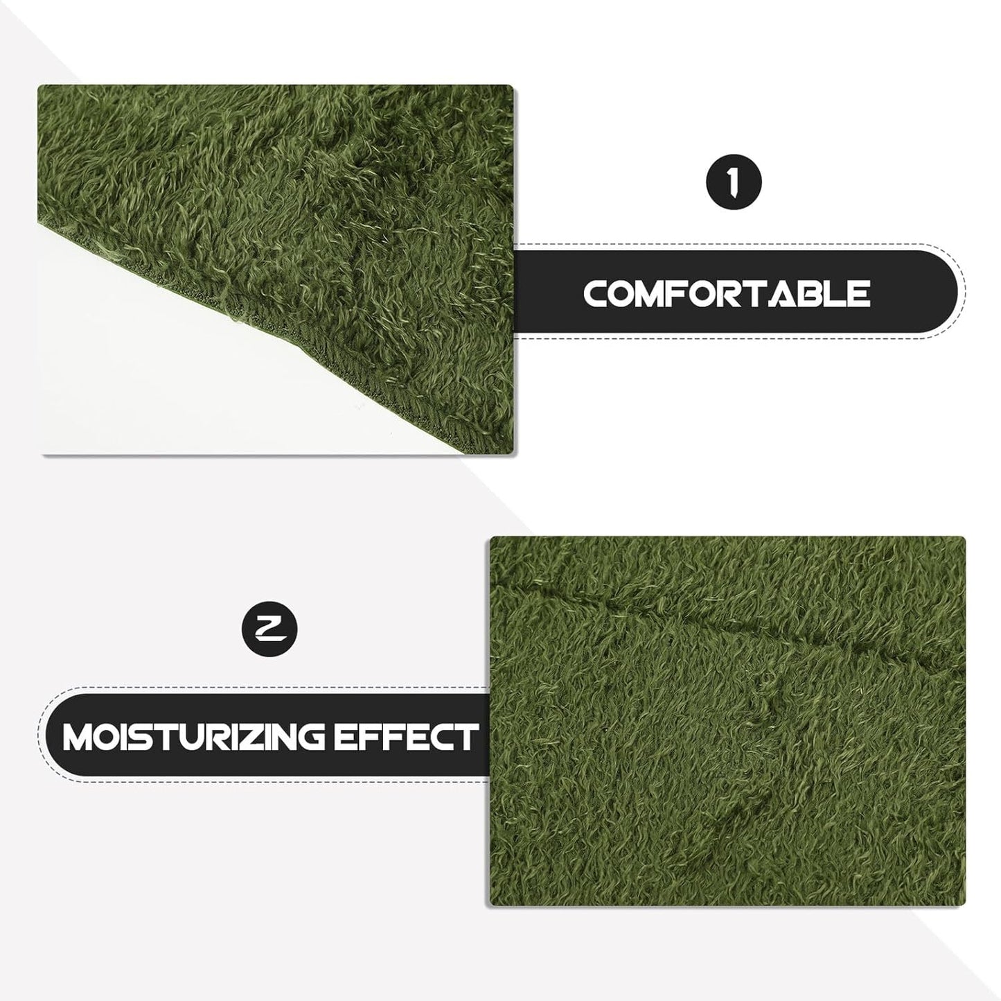 Beaupretty Reptile Carpet Substrate Liner for Terrarium Washable Turtle Lizard Bedding Mat for Tortoise and Climbing Pets Natural-Looking Reusable Habitat Carpet for Snakes and Amphibians