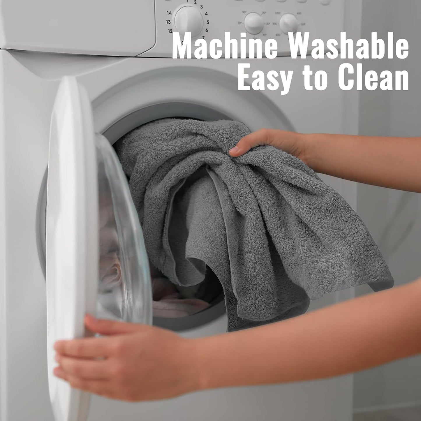 Microfiber Dog Towels for Drying Dogs, Super Absorbent and Soft Pet Grooming Towel, 40 Inch X 23.6 Inch, Perfect Dog Shower & Bath Supplies for Large, Medium or Small Dogs, Grey