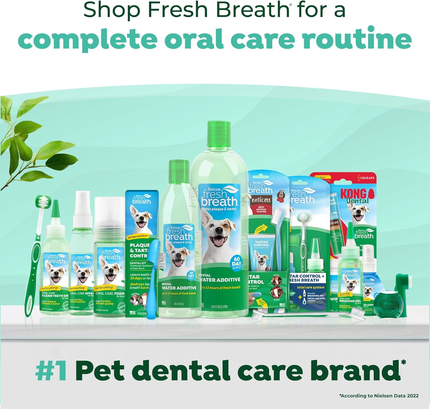TropiClean Oral Care Brushing Gel for Dogs & Cats| Dog Toothpaste | Pet Dental Gel | Dog Teeth Cleaning Use with Pet Toothbrush | 2 oz