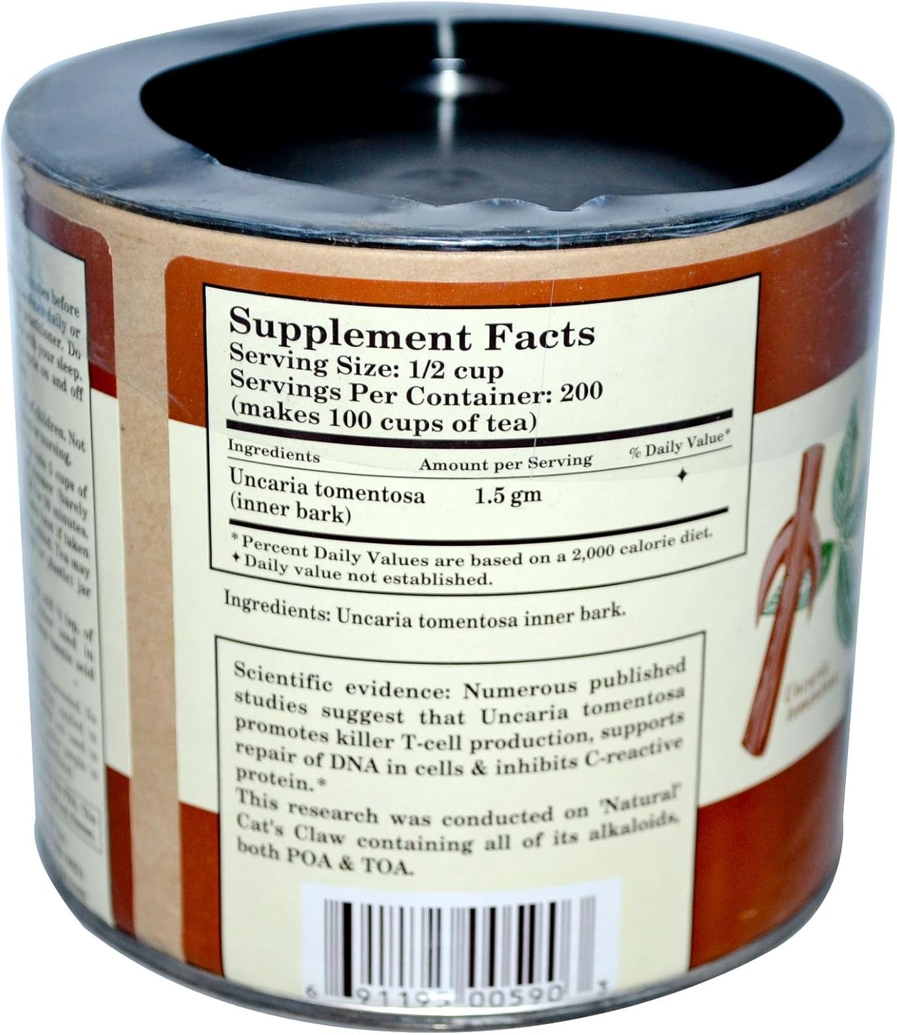 Whole World Botanicals Royal Cat's Claw™, 4.9 oz (140 g)