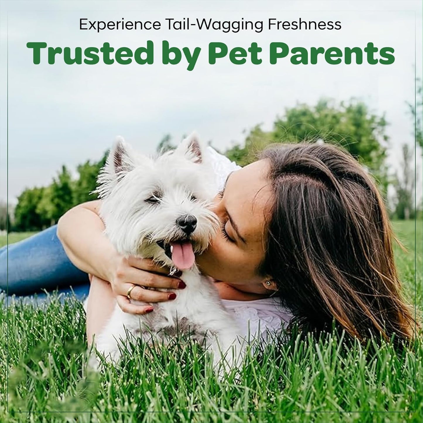 160 Dog Wipes for Paws and Butt - Unscented Dog Wipes Cleaning & Deodorizing - Extra Large, Thick and Chemical Free - Pearl Textured Pet Wipes for Dogs