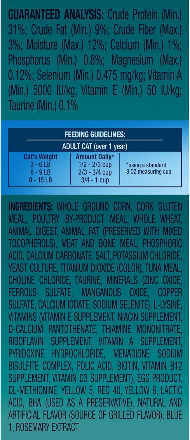 9Lives Plus Care Dry Cat Food, 3.15 lb. Bag (Pack of 4)