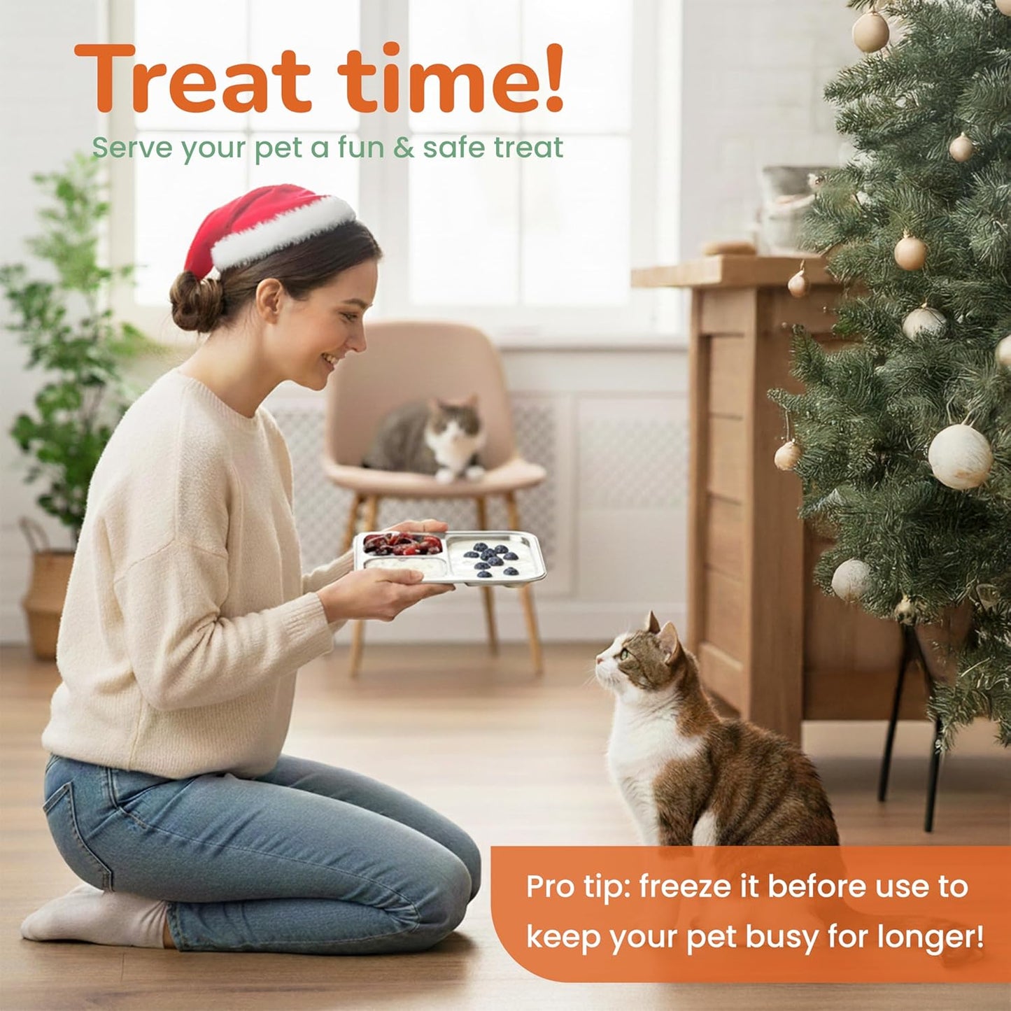 2 Pack - Stainless Steel Lick Mat for Dogs & Cats, Large Non-Slip Slow Feeder Pad with Suction Cups, Chew-Proof Dog Licking Mat for Anxiety Relief, Bathing & Grooming Time