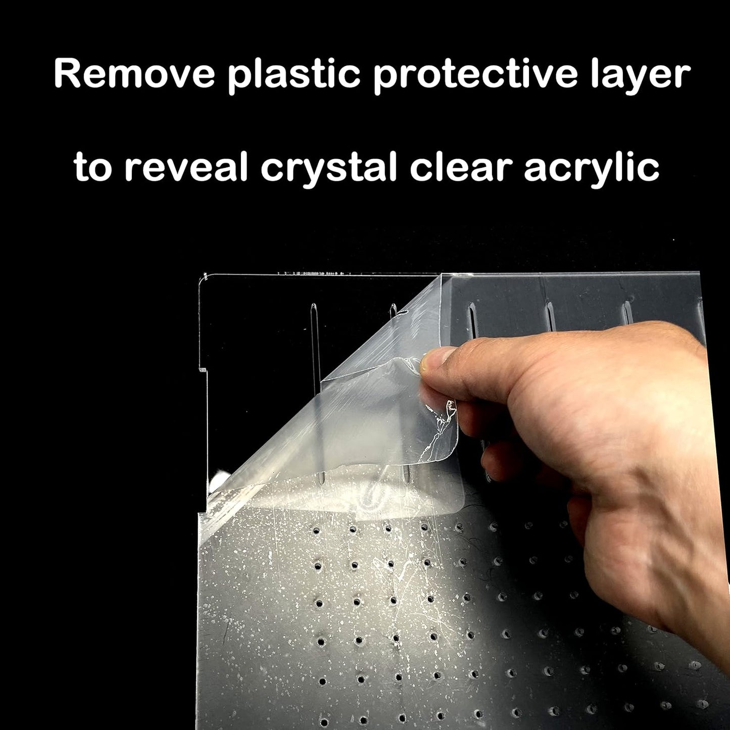 Acrylic Aquarium Divider Kit 5.5/10 / 20L / 20H / 29 / 40B / 55/75 / 125gal Fish Tank with Suction Cups (20gal Long Aqueon)