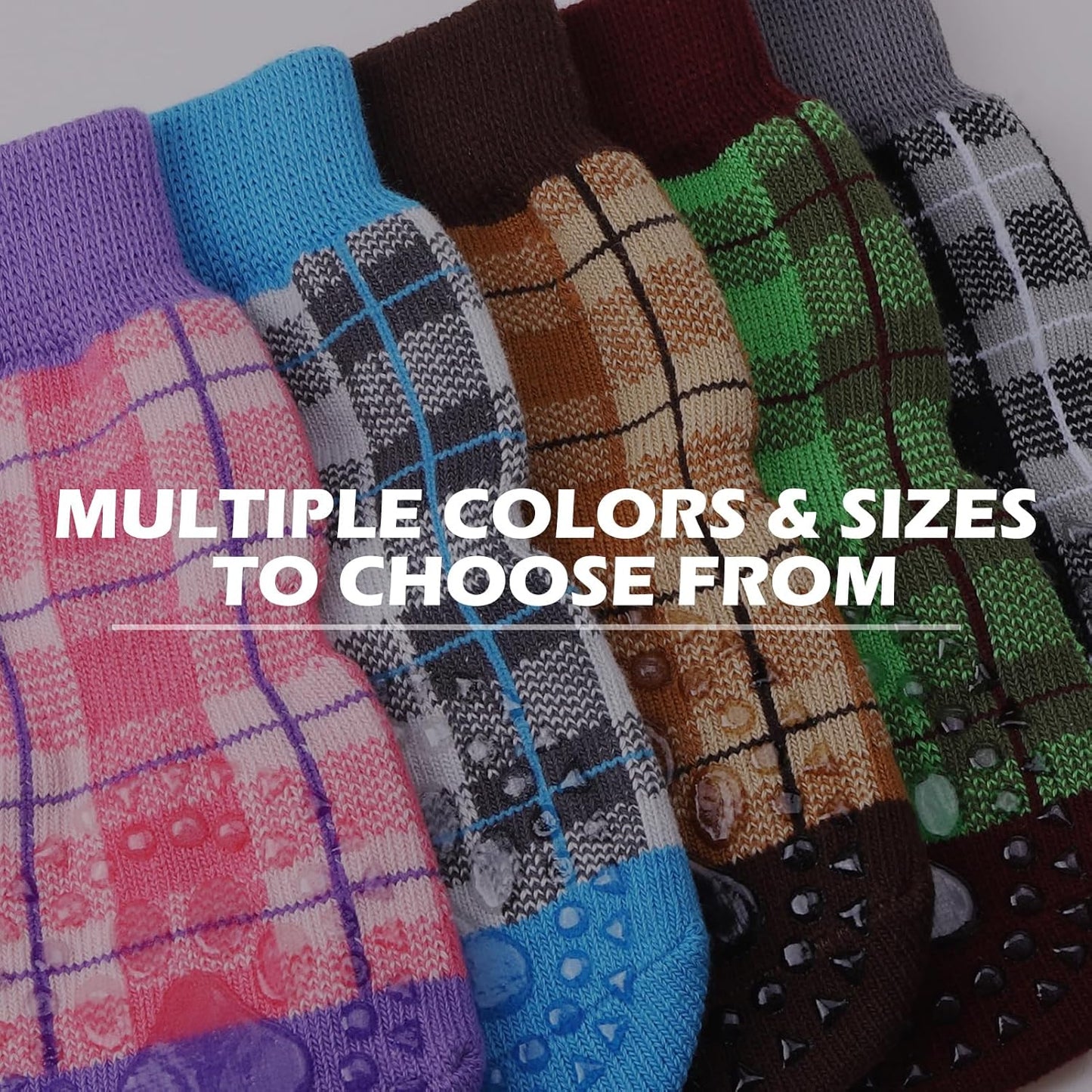 EXPAWLORER Dog Socks for Hardwood Floors, Dog Shoes for Winter, Dog Booties for Cold Pavement to Prevent Licking, Paw Protectors Strong Traction Control for Small Medium Large Dogs,Black L