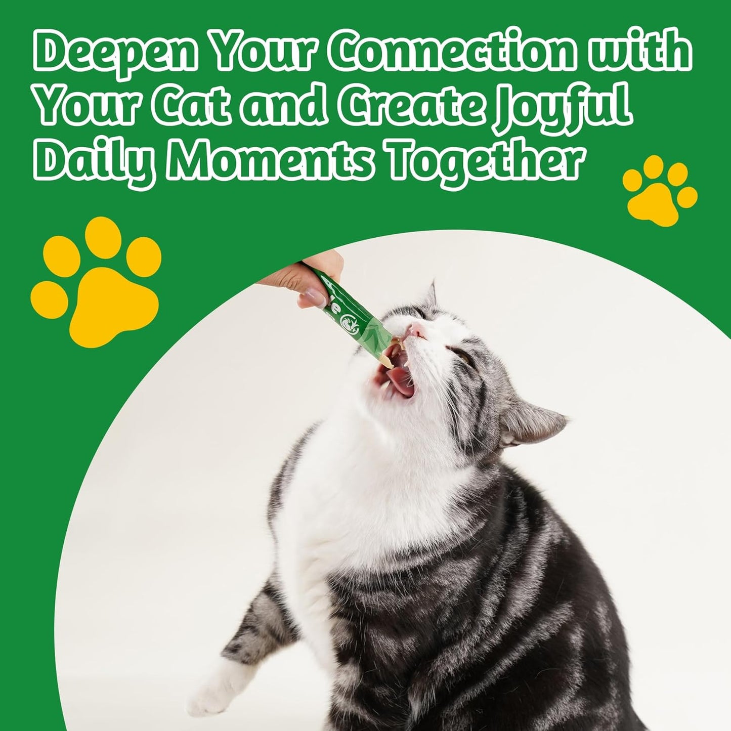 Just Try 36 OZ Cat Treats Cat Grass+20 Tubes Creamy Lickable Puree Treats Hairball Control Dental Care Training Kitten Snacks