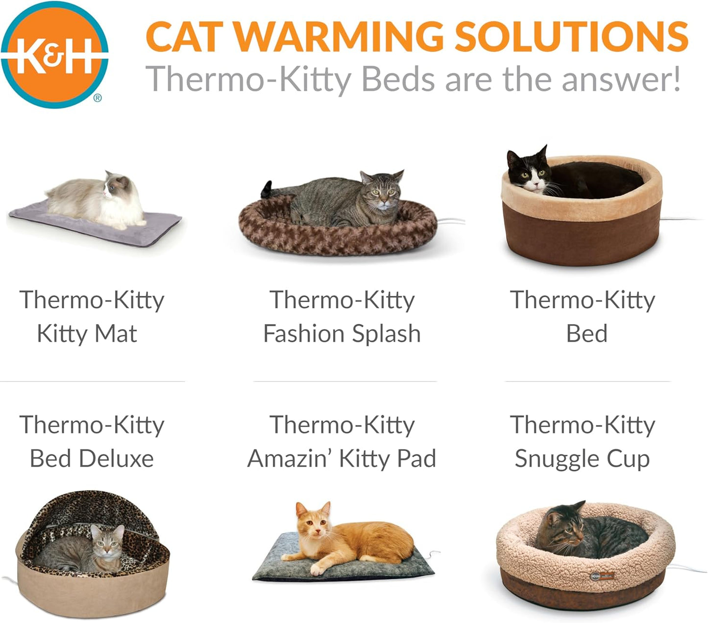 K&H PET PRODUCTS Self-Warming Cat Bed Pad, Self Heating Pad for Outdoor Cat Houses, Warming Mat for Indoor Pet Beds & Furniture, Reversible Blanket, Washable - Small 21 X 17in Oatmeal/Chocolate