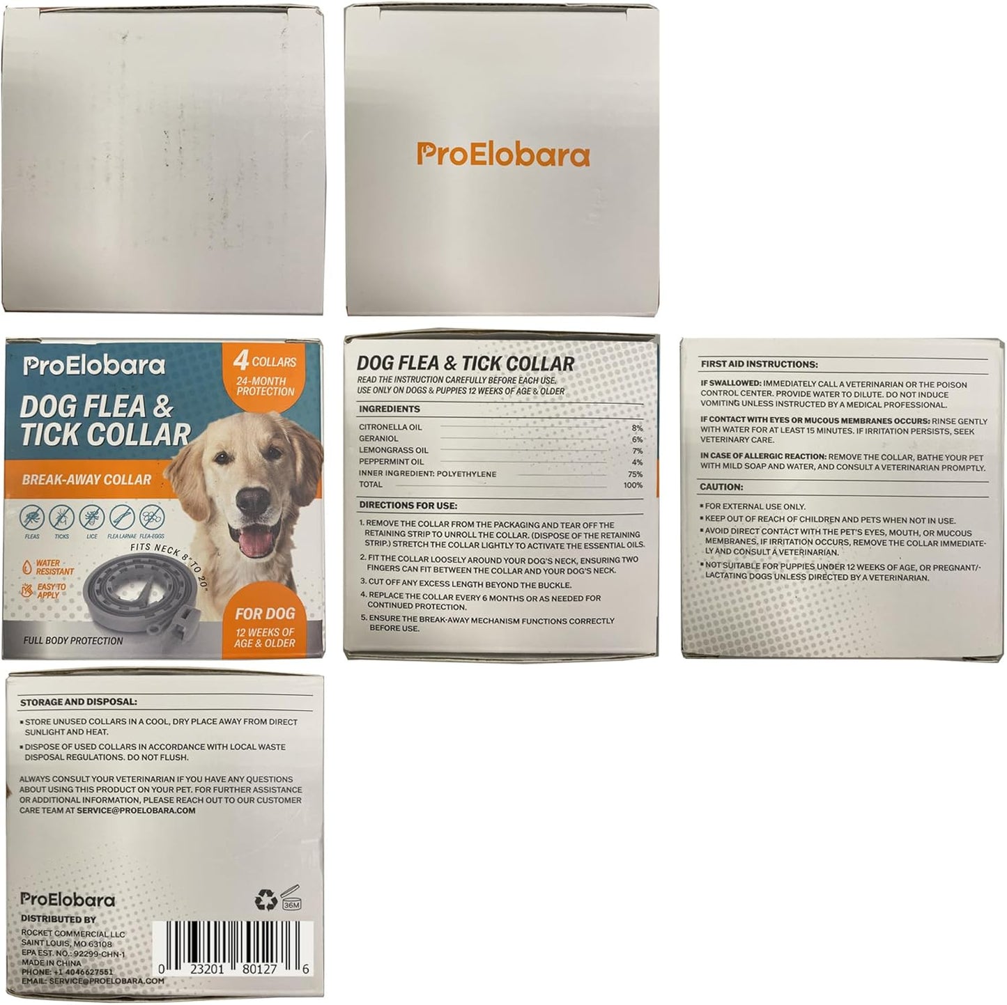 Flea and Tick Prevention Collars for Dogs: Effective Pet Flea Tick Treatment for Dog Collar - Adjustable Natural Flea Tick Collars for Extra Large, Medium, Small Dogs, Fleas Ticks Control for Puppies