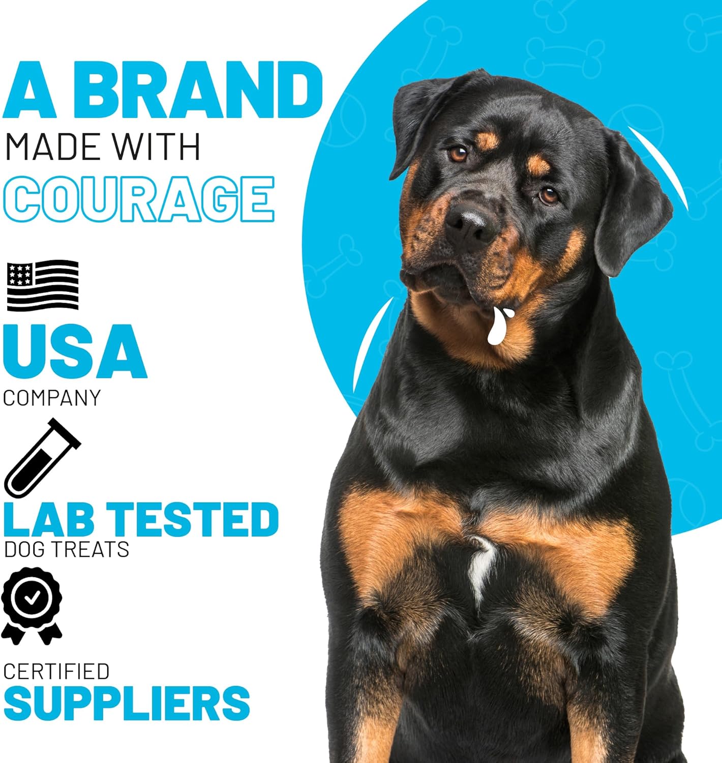 Sitka Farms Beef Cheek ROLL Bully Dusted 5-6 Inch (4 Count) Extra Thick Dog Chew Bones No Rawhide Sourced from Free Range Grass Fed/Healthy Teeth and Gums for Small Medium and Large Dogs