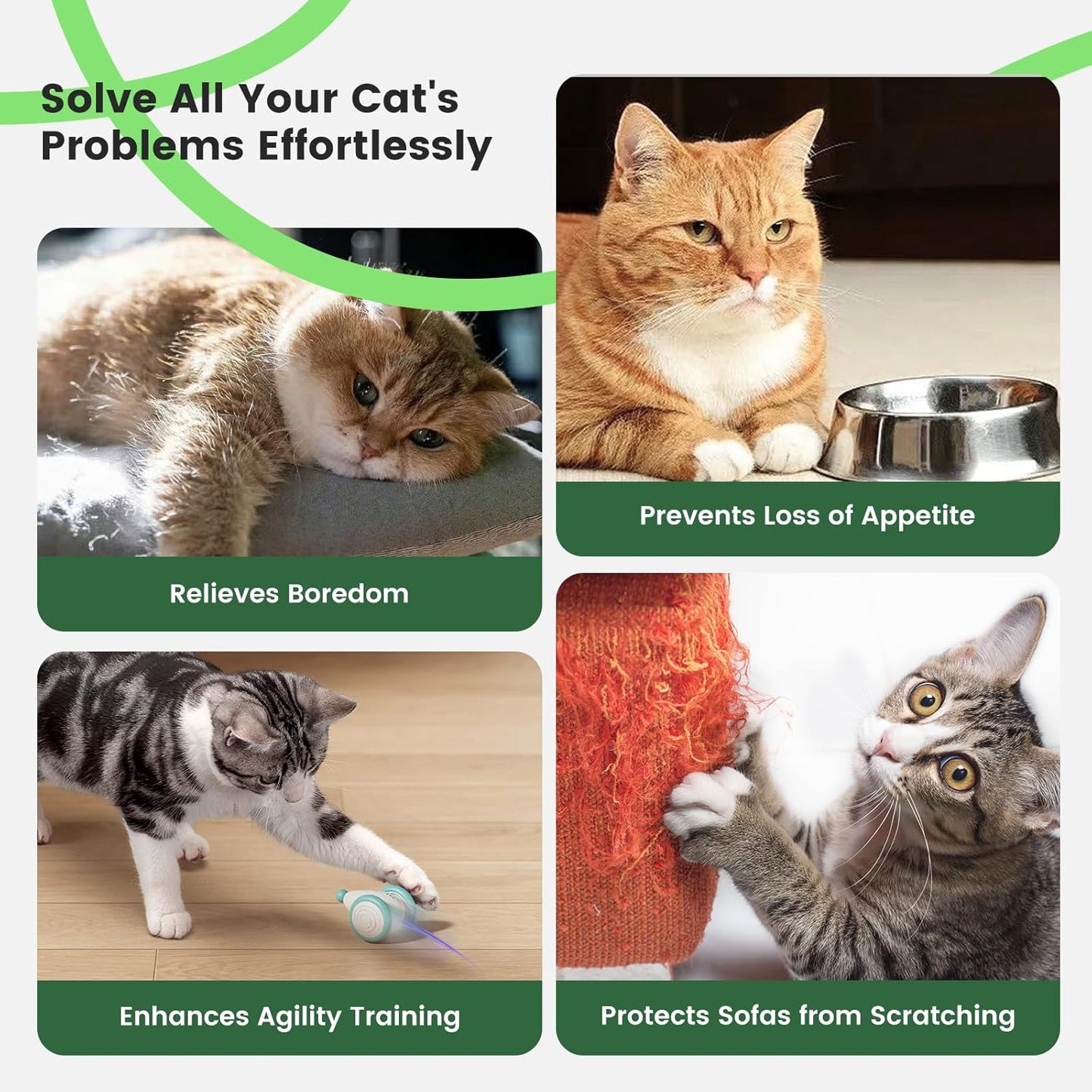 Gardner Pet Interactive Cat Toys Ball,Self Moving Ball in Play Mat,Tap Activation Moving Toy Hide and Seek Exercise Kicker Mouse Catching Game for Indoor cat,Real Bird Calls,28 Inch Mat(Without holes)