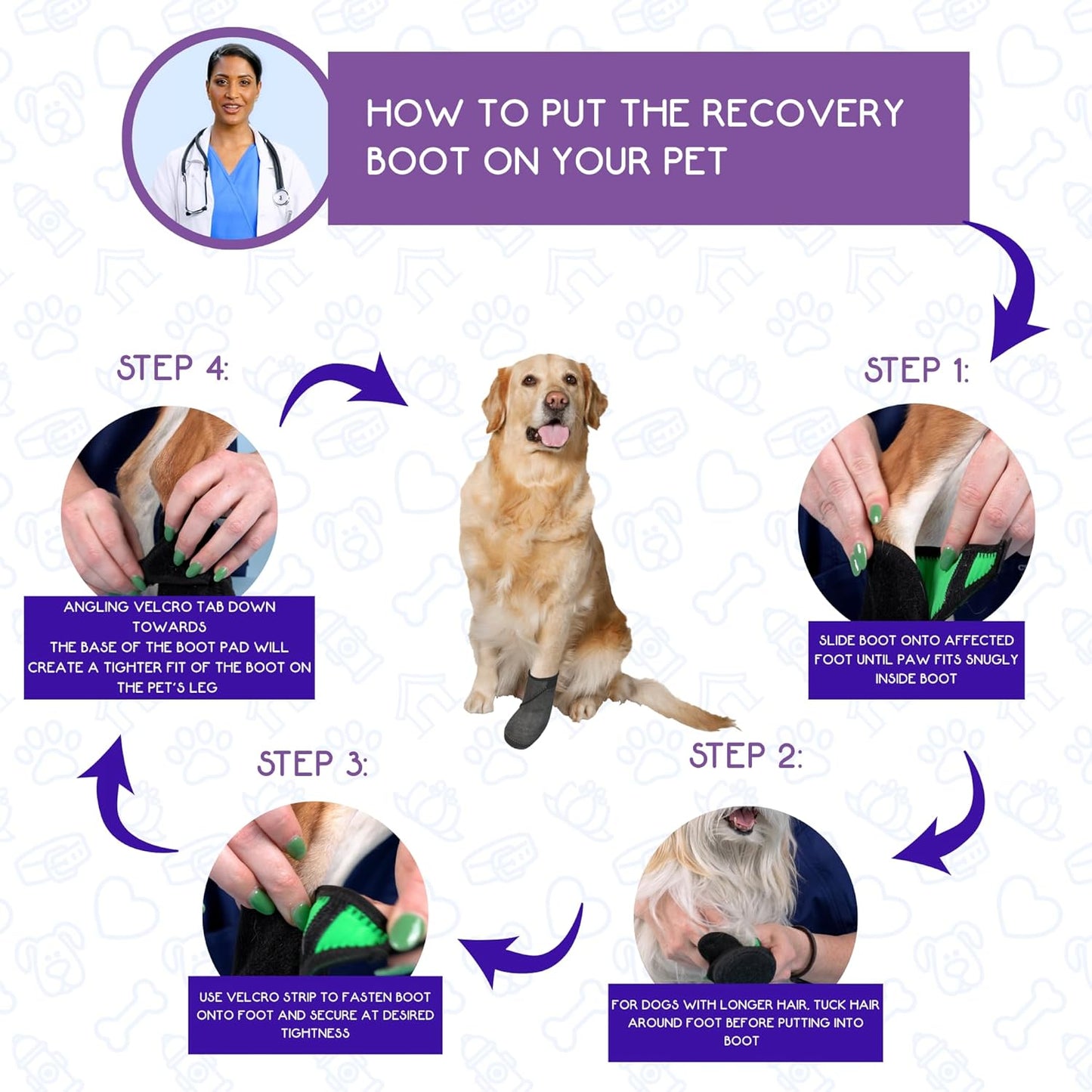 Recovery Boot and paw Protector (Medium)