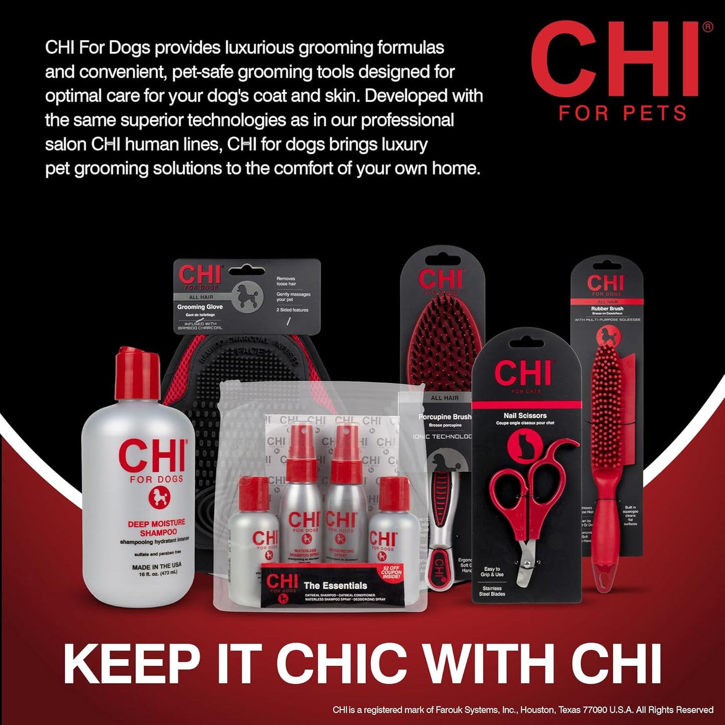 CHI for Pets Small Area Pet Hair Trimmer - Grooming Tool for Spot Trimming on Paws, Face, and Ears on Dogs and Cats - Safe Fur Trimmer for Sensitive Areas
