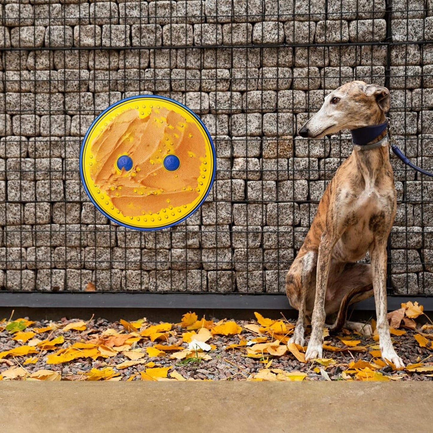 Lick Mat for Large Dogs, 8” Large Dog Peanut Butter Lick Pad for Crate with Stainless Steel Base, Boredom & Anxiety Reduce, Slow Feeding, Dog Slow Feeder Mat (Large, Anit-Tear)