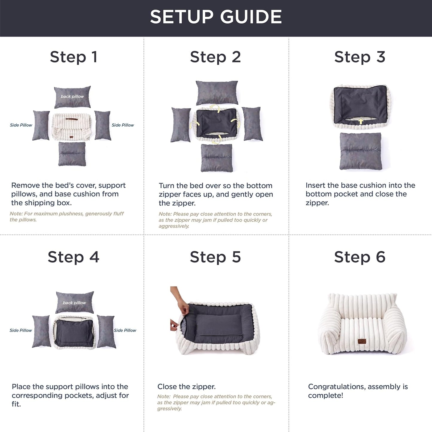 Bedsure Cute Cat Couch for Pets - Fluffy Cat Sofa with Premium Soft Corduroy Fleece, Fuzzy Pet Couch Bed with Removable Washable Cover, Supportive Chair for Indoor Cats, 24inch, Blush Pink