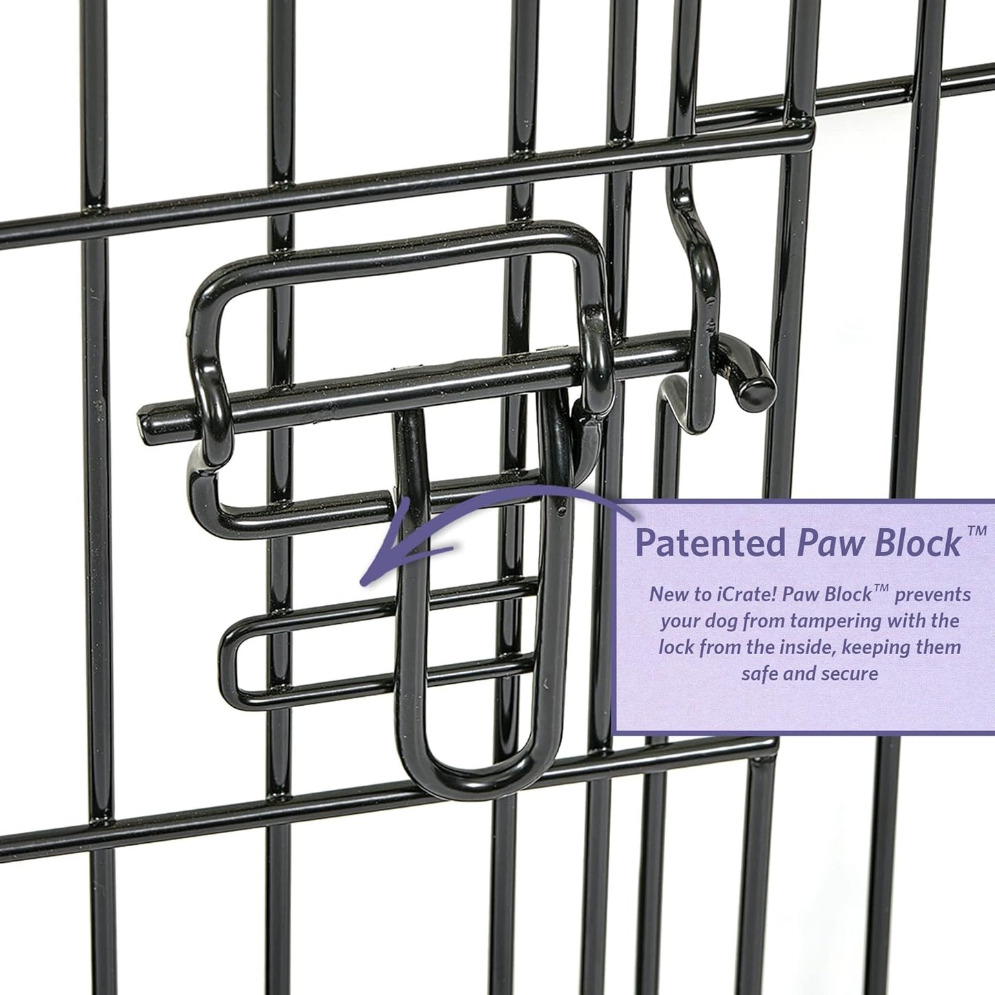 MidWest Homes for Pets 24-Inch iCrate Folding Dog Crate with Divider Panel, Leak-Proof Tray & Secure Latches – Metal Wire Kennel for Small Breeds – Portable, Durable & Easy to Assemble