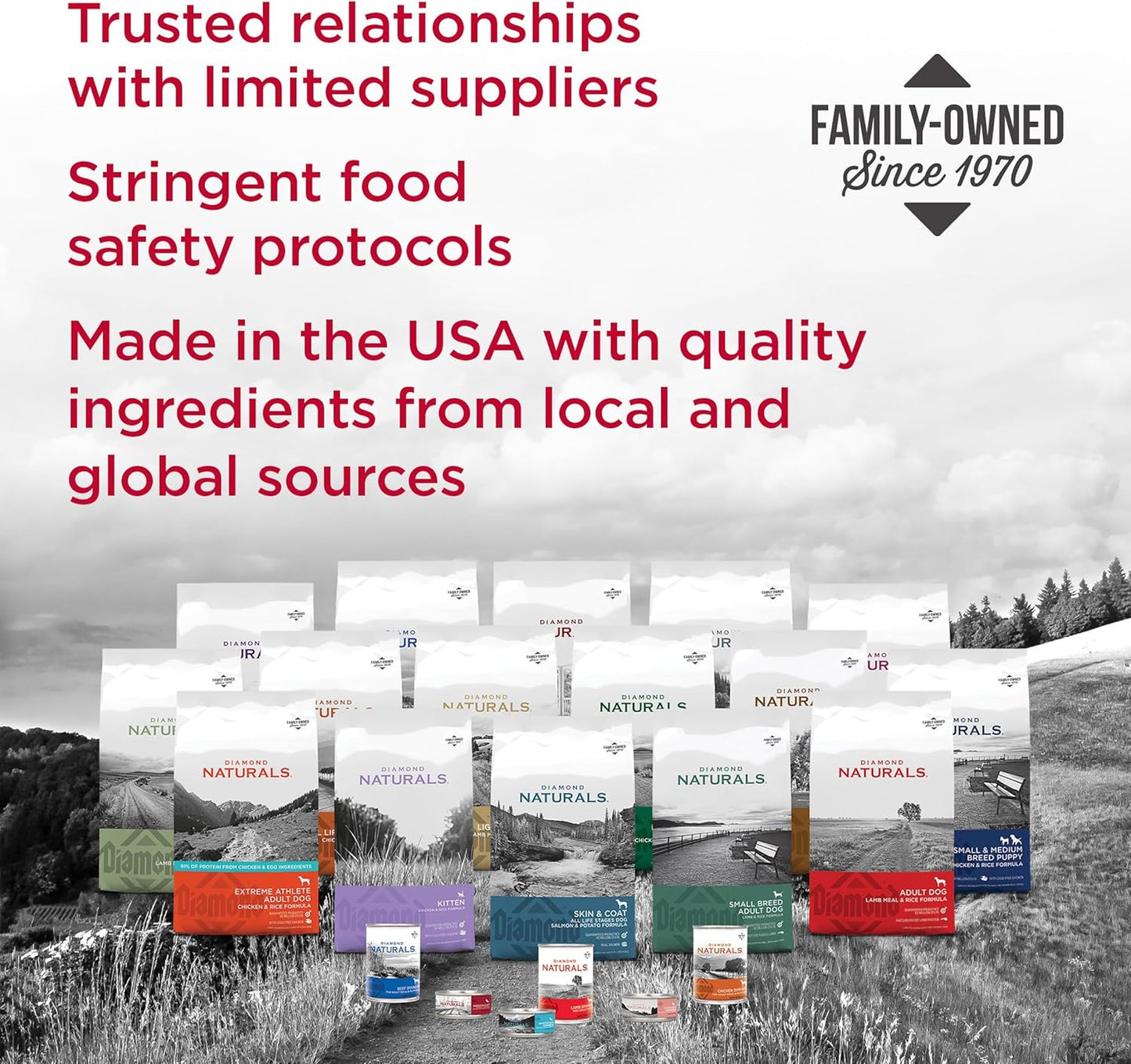 Diamond Naturals Skin & Coat Real Salmon and Potato Recipe Dry Dog Food with Protein, Superfoods, Probiotics and Essential Nutrients to Promote Healthy Skin and Coat 15lb