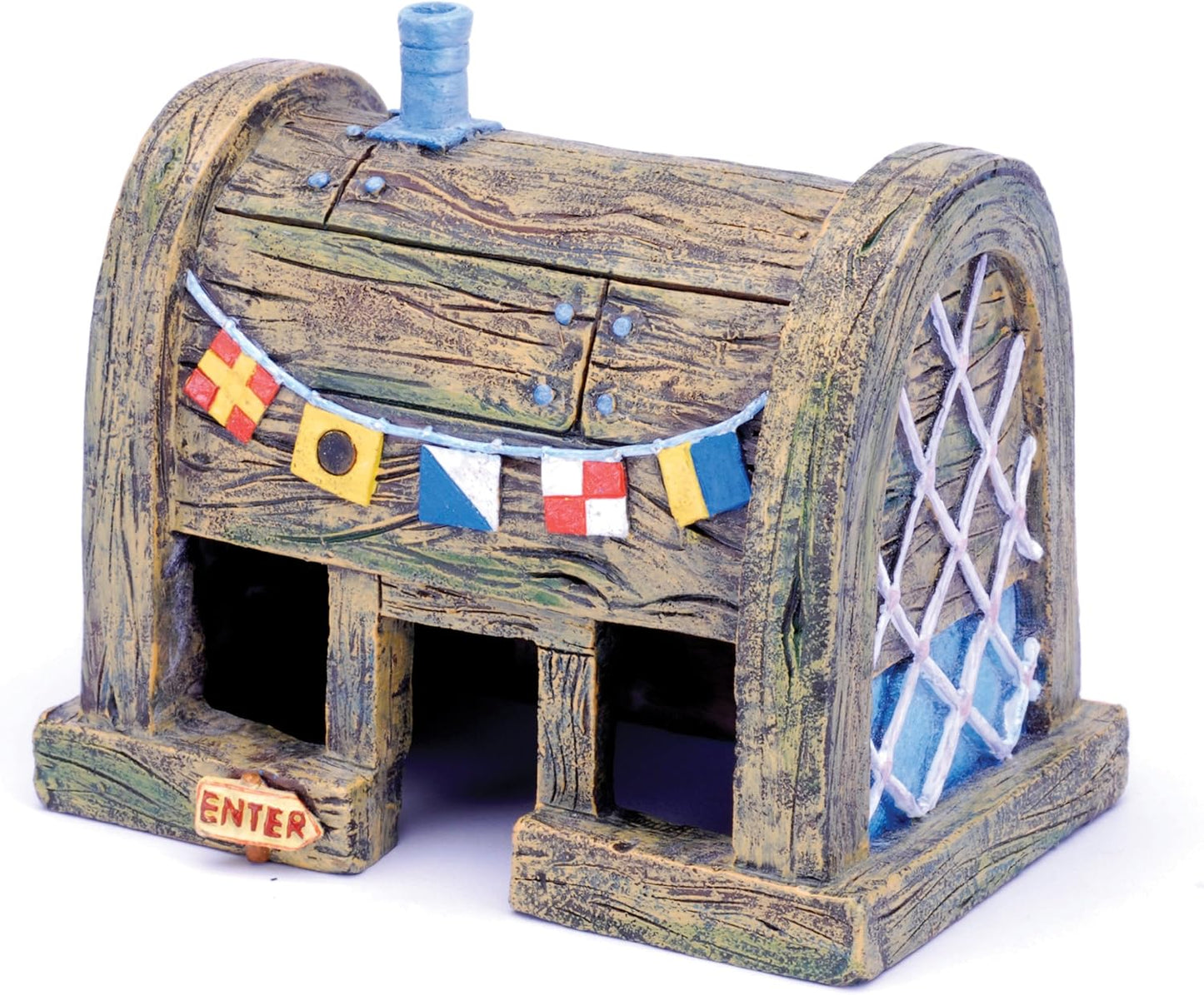 Penn-Plax Officially Licensed Spongebob Squarepants® Fish Tank Decorations | Spongebob’s Pineapple, Squidward Home, and The Crusty Crab Resin Figurines | Aquarium and Terrarium Décor