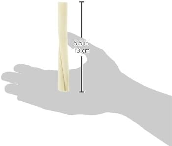 Pet Factory American Beefhide 5" Twist Sticks Dog Chew Treats - Natural Flavor, 10 Count/1 Pack