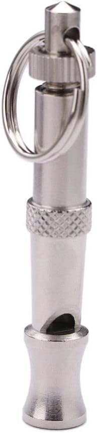 3Pcs Silver Adjustable Ultrasonic Dog Whistle,Portable Whistle Pet Whistle Supersonic Whistle Dog Whistles for Pet Training,Training and Behavior Aids, Portable Pet Training Aid