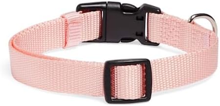 YOULY Adjustable Dog Collar Light Pink Large