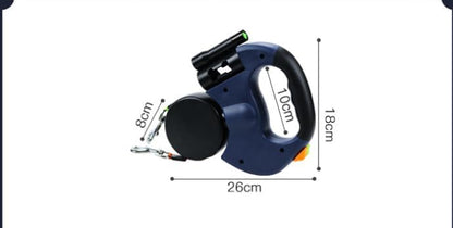 Double Leash for Two Dogs, No Tangle Double Dog Leash, Equipped with a 360° Swivel, High-Strength LED Light, and Reflective Durable Nylon Strap, Ideal for Small and Medium Pets