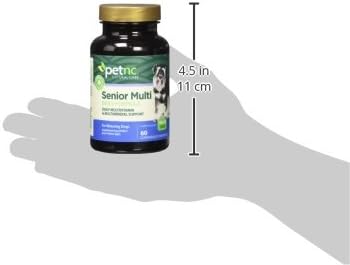 PetNC Natural Care Senior Multi Chewables for Dogs, 60 Count (Pack of 2)
