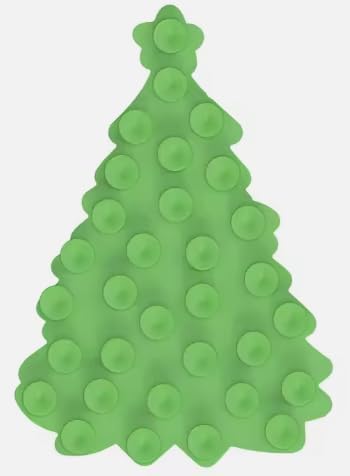 Jolly Tree Lick Mat - Holiday Slow Feeder for Pets, Green