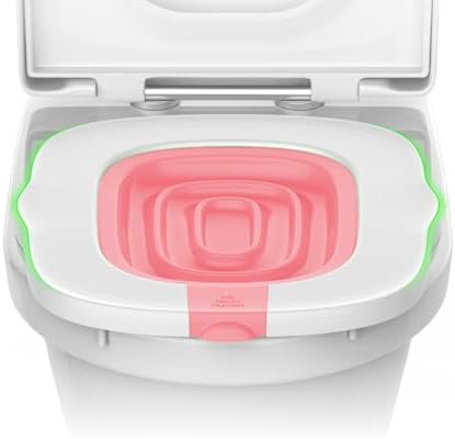 Cat Toilet Training Kit, ABS Plastic Step by Step System Reusable Tray for Litter Box Elimination and Home Cleanliness with Instructional Manual