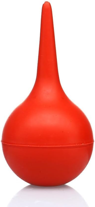 Red Manual Amniotic Fluid Suction Device Canine Feline Pet Puppy Dog for Nasal Home Clinic Choking Pumping DeliverySupp Bulb Siphon Bulb Air Squeeze Bulb Liquids Bulb, Nursing Supplies 30ml
