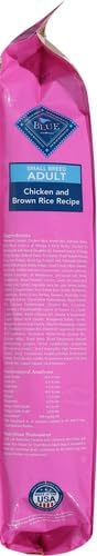Blue Buffalo Life Protection Formula Adult Small Breed Dry Dog Food, Supports High Energy Needs, Made with Natural Ingredients, Chicken & Brown Rice Recipe, 15-lb Bag