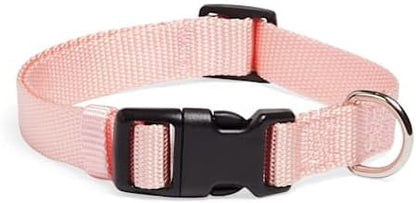 YOULY Adjustable Dog Collar Light Pink Large
