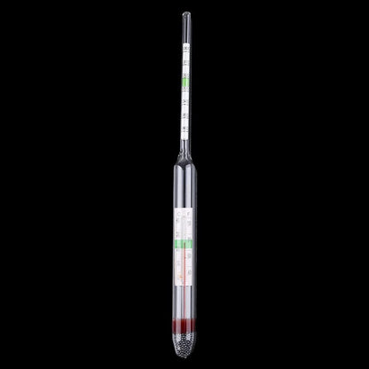 Glass Aquarium Hydrometer with Built-in Thermometer Marine Floating Salt Water Salinity Tester 1.000-1.060 7.87in