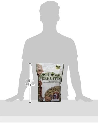 PureBites Beef Freeze Dried Dog Treats, 1 Ingredient, Made in USA, 16.6oz