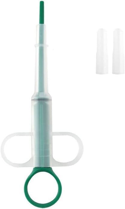 Green Pill Guns for Dogs and Cat, Pet Piller Guns Dog Pill Shooters Cat Tablet Soft Tip Syringes Pet Medicals Feeding Dispenser Tool for Dog Small Animals Nursing Supplies