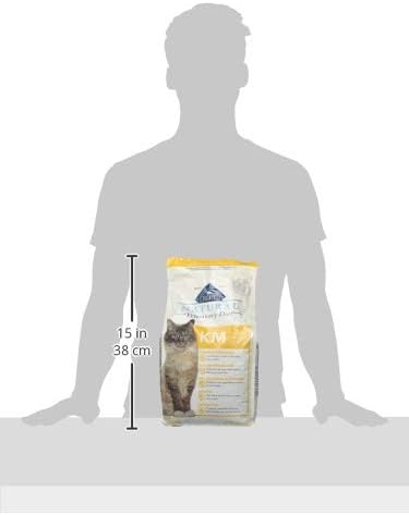 Blue Buffalo Natural Veterinary Diet K+M Kidney + Mobility Support Dry Cat Food, Chicken 7-Lb Bag